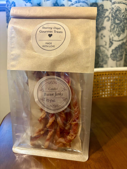 Gourmet bacon jerky twists - 22 flavor choices