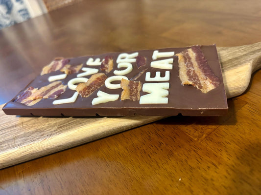 Personalized Bacon Chocolate Bars - Large size