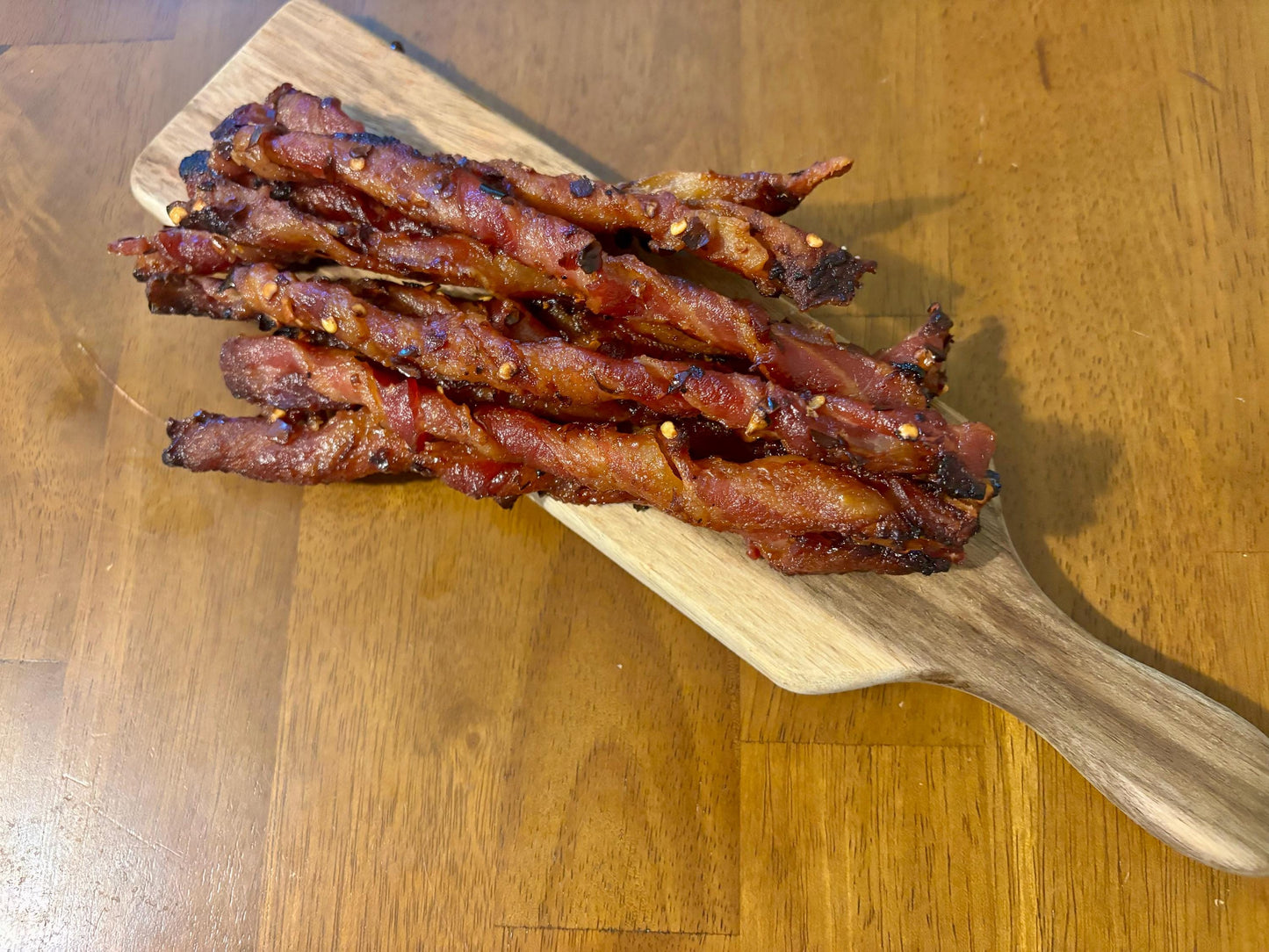 Gourmet bacon jerky twists - 22 flavor choices