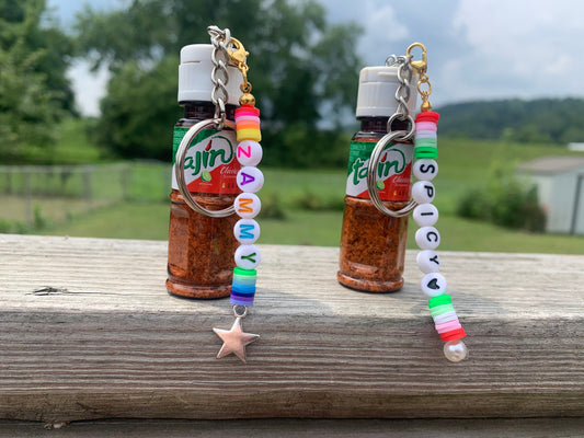 Personalized Tajin key chain